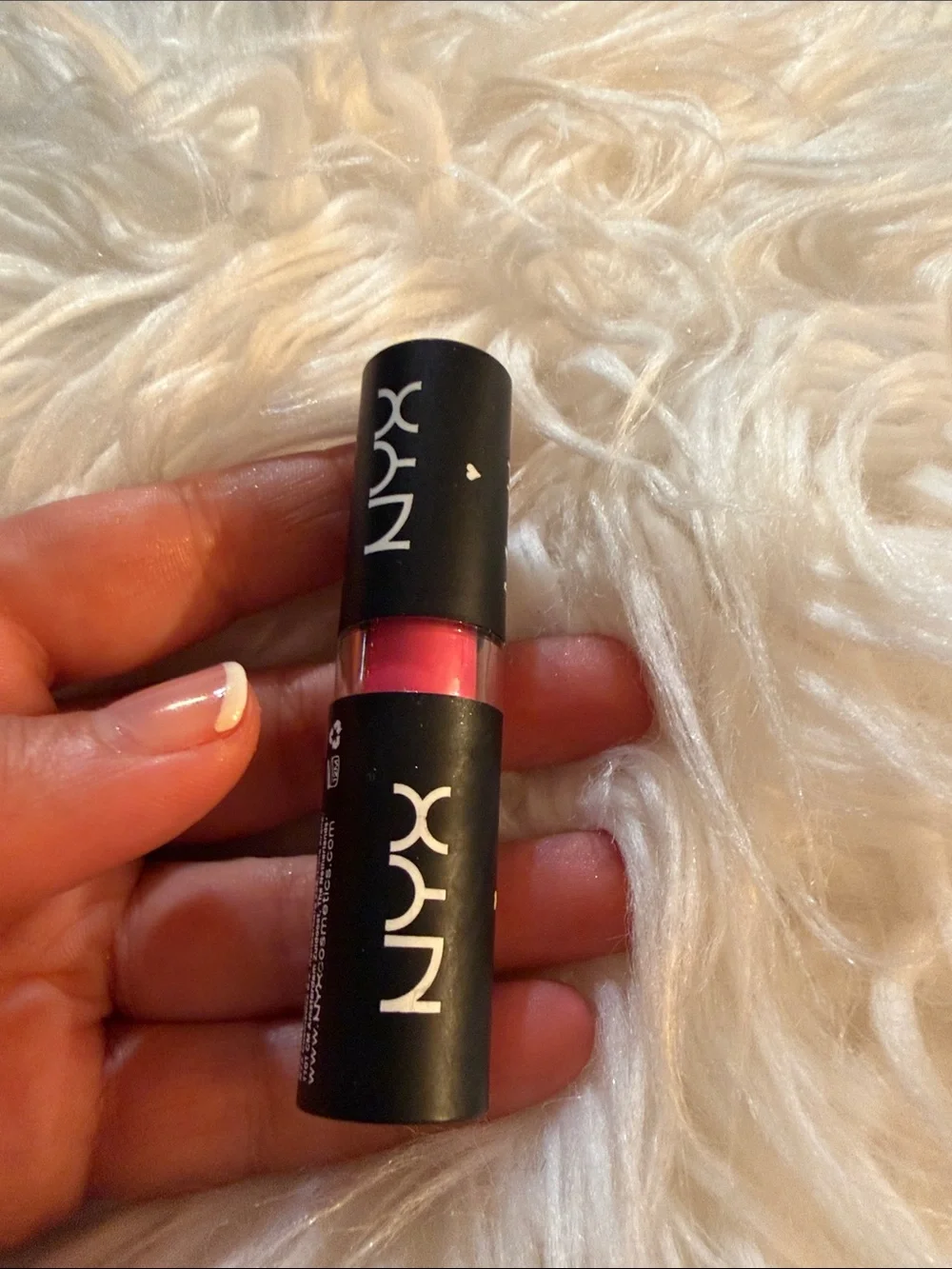 NYX Creamy Pink Lipstick - True Pink Hue